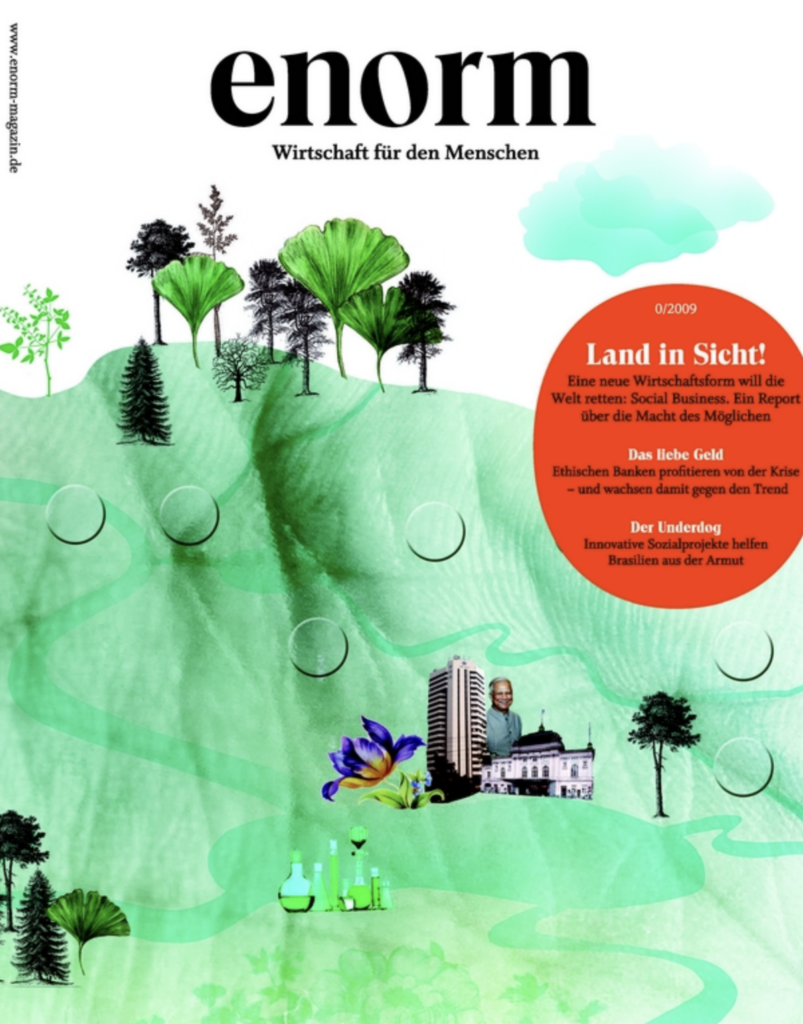 Cover Magazin "enorm" aus dem Jahr 2010